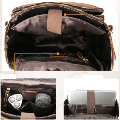 Vintage Leder Rucksack