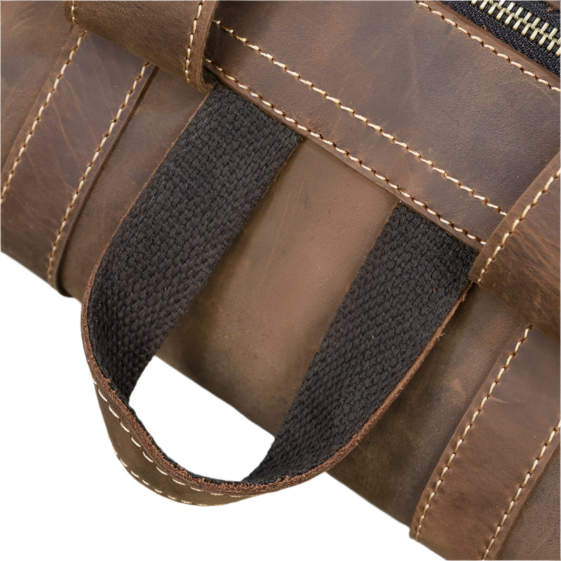 Rucksack mit großer Kapazität aus Leder