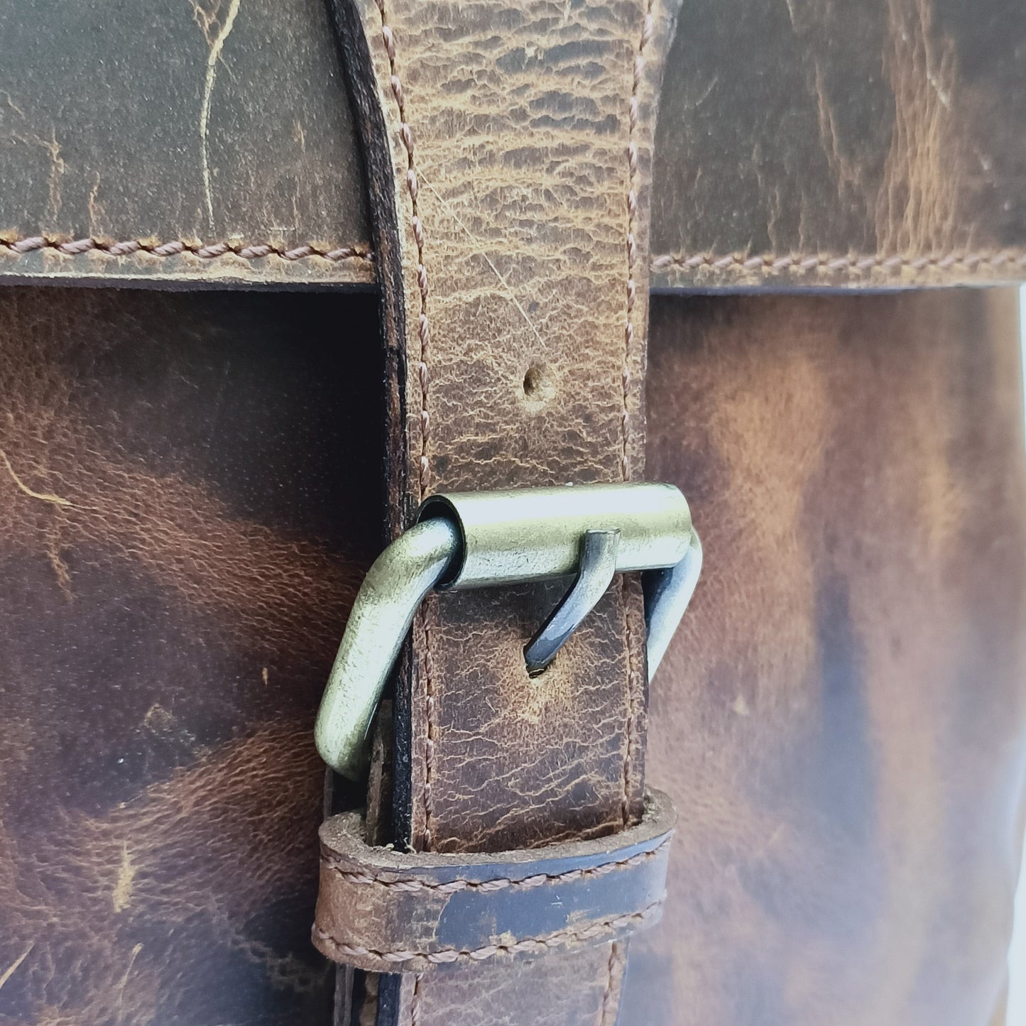 Hunter Braun Leder Damen Tasche