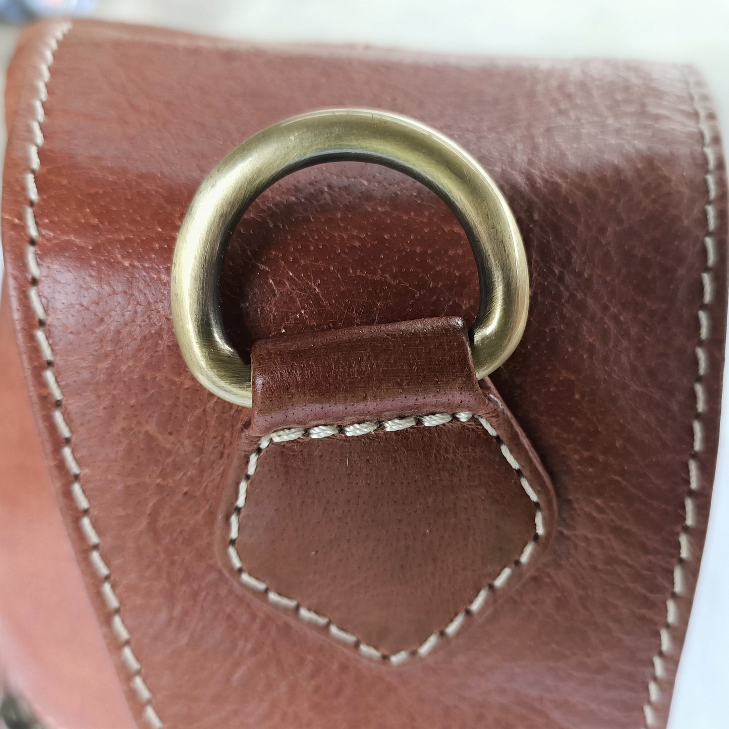 Portabler Leder Rucksack