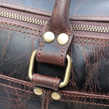 Reise Tasche aus Hartwachsleder