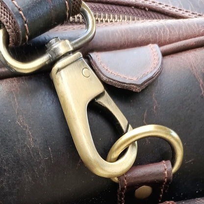 Reise Tasche aus Hartwachsleder