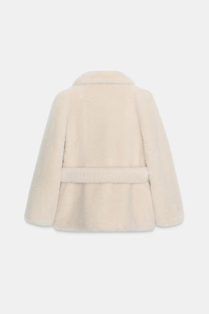 Mystique & Co™ Gürteljacke aus Kunstfell