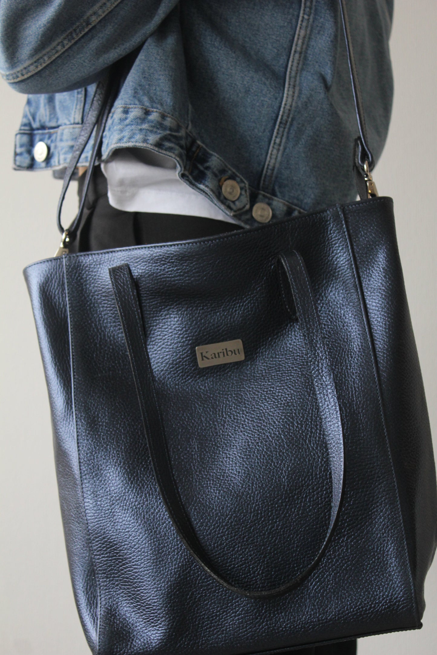 Jacinta blaue Geldbörse