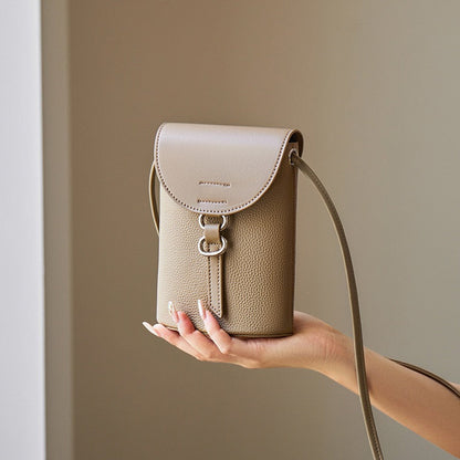 Echtes Leder Mini Crossbody Handytasche