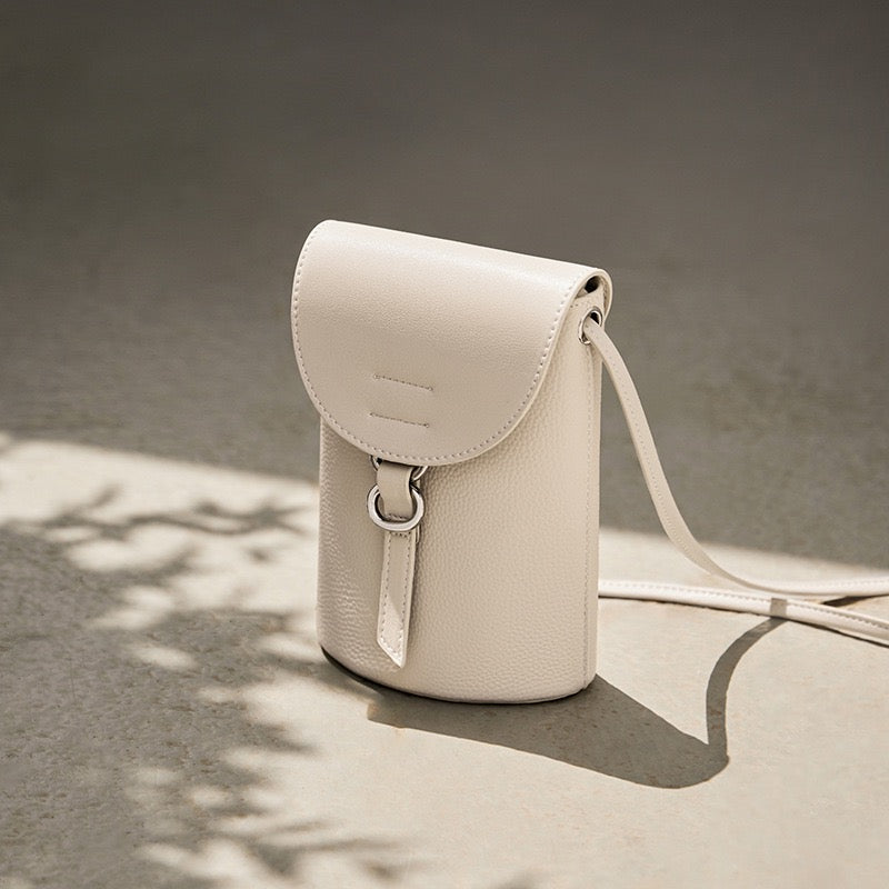 Echtes Leder Mini Crossbody Handytasche