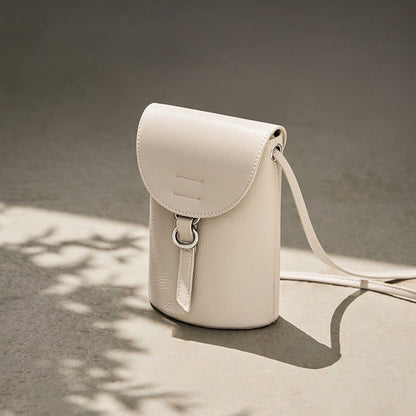 Echtes Leder Mini Crossbody Handytasche