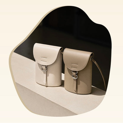 Echtes Leder Mini Crossbody Handytasche