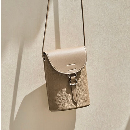 Echtes Leder Mini Crossbody Handytasche