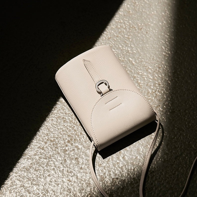 Echtes Leder Mini Crossbody Handytasche