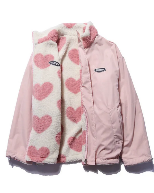 Shaima™ | Wendejacke mit Herzmotiv