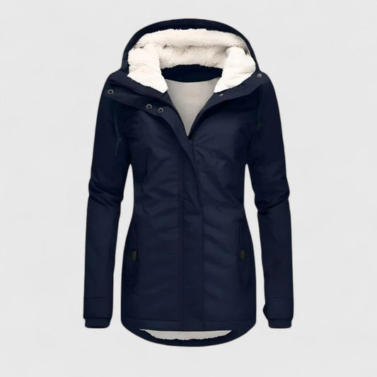 Rovena™ – Wasserdichte Winterjacke mit Kapuze