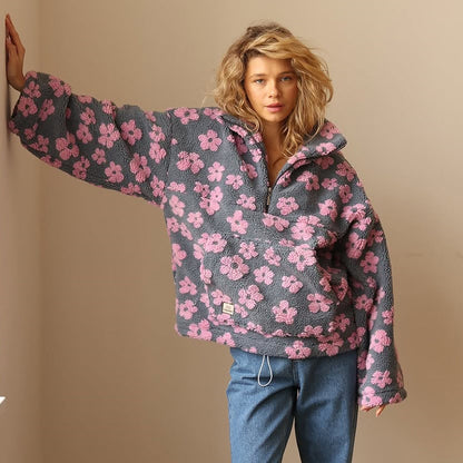 Célaine™ - Floraler Pullover mit elegantem Design