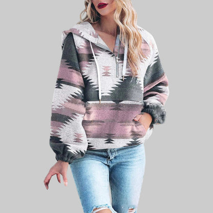 Sidse | Bequemer Oversized Zip-Up Hoodie mit langen Ärmeln