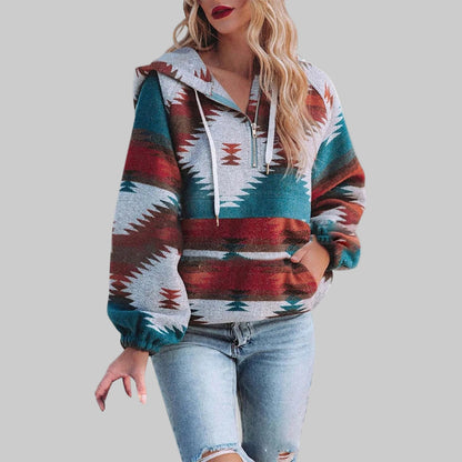 Sidse | Bequemer Oversized Zip-Up Hoodie mit langen Ärmeln