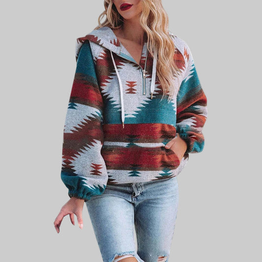 Sidse | Bequemer Oversized Zip-Up Hoodie mit langen Ärmeln