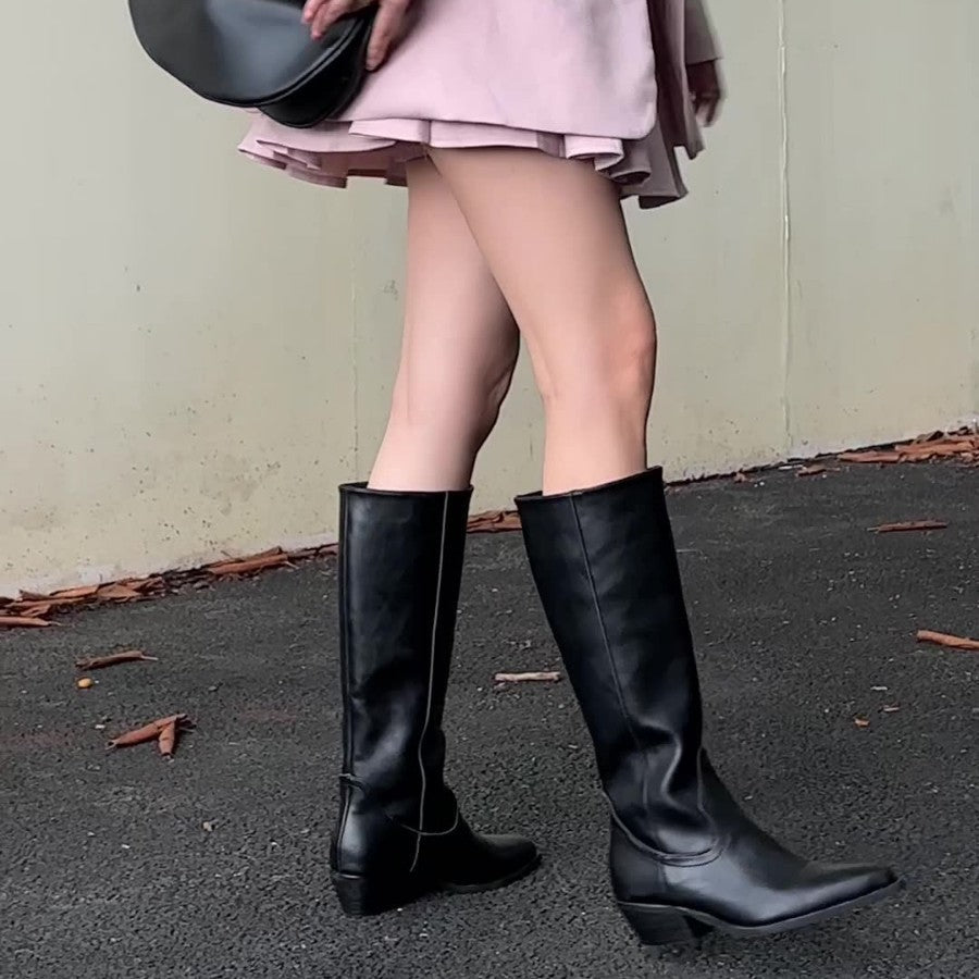 AURA™ - Elegante High-Rise-Stiefel