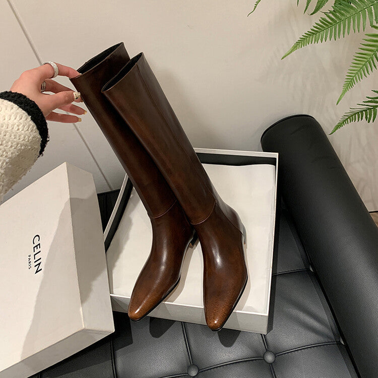AURA™ - Elegante High-Rise-Stiefel