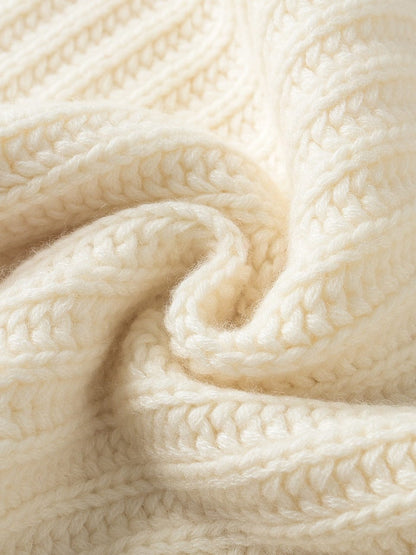 Serena Bequeme-Pullover mit lockerer Rippstruktur