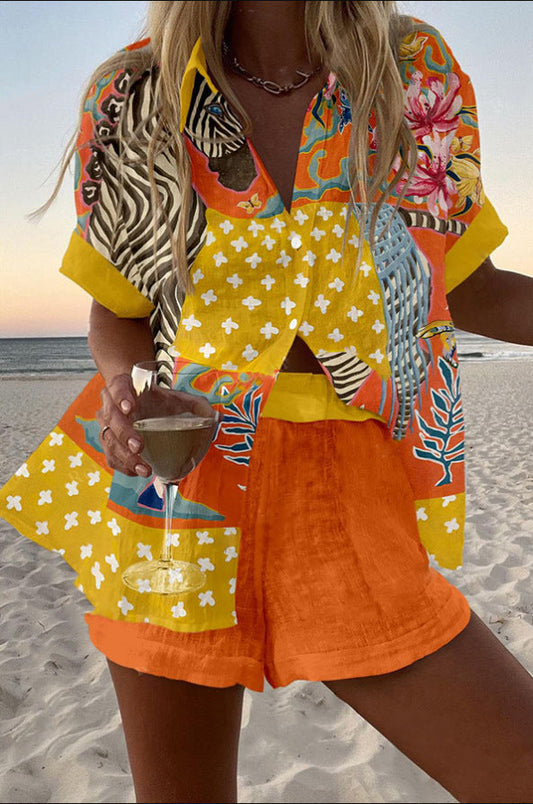 Norellia | Elegantes Leinen-Kleid mit Polka-Dots