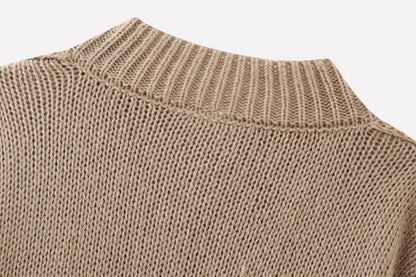Petty | Rundhals Gestrickter Cardigan