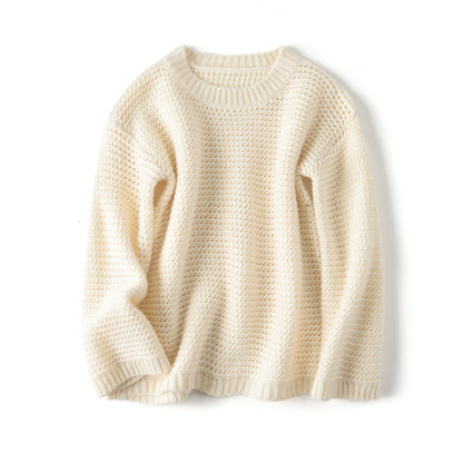 Aurora BequemePullover mit Waffelstruktur