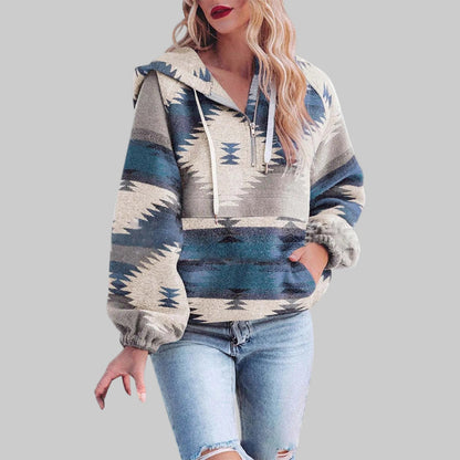 Sidse | Bequemer Oversized Zip-Up Hoodie mit langen Ärmeln