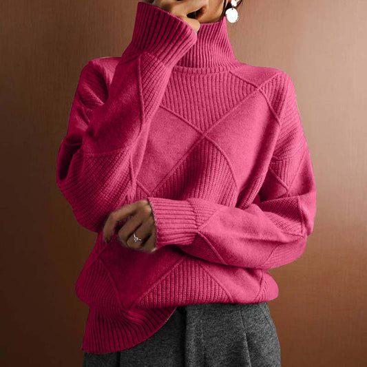 Jorinde | Strickpullover mit hohem Kragen
