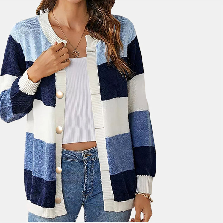 Norina | Cardigan mit auffälligen Streifen