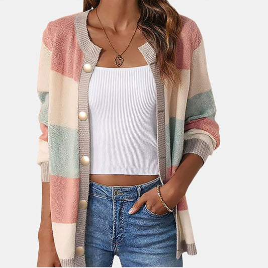 Norina | Cardigan mit auffälligen Streifen