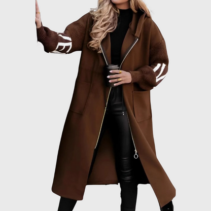Eirlys™ – Damenjacke mit Strickärmeln, stilvollem und bequemem Design