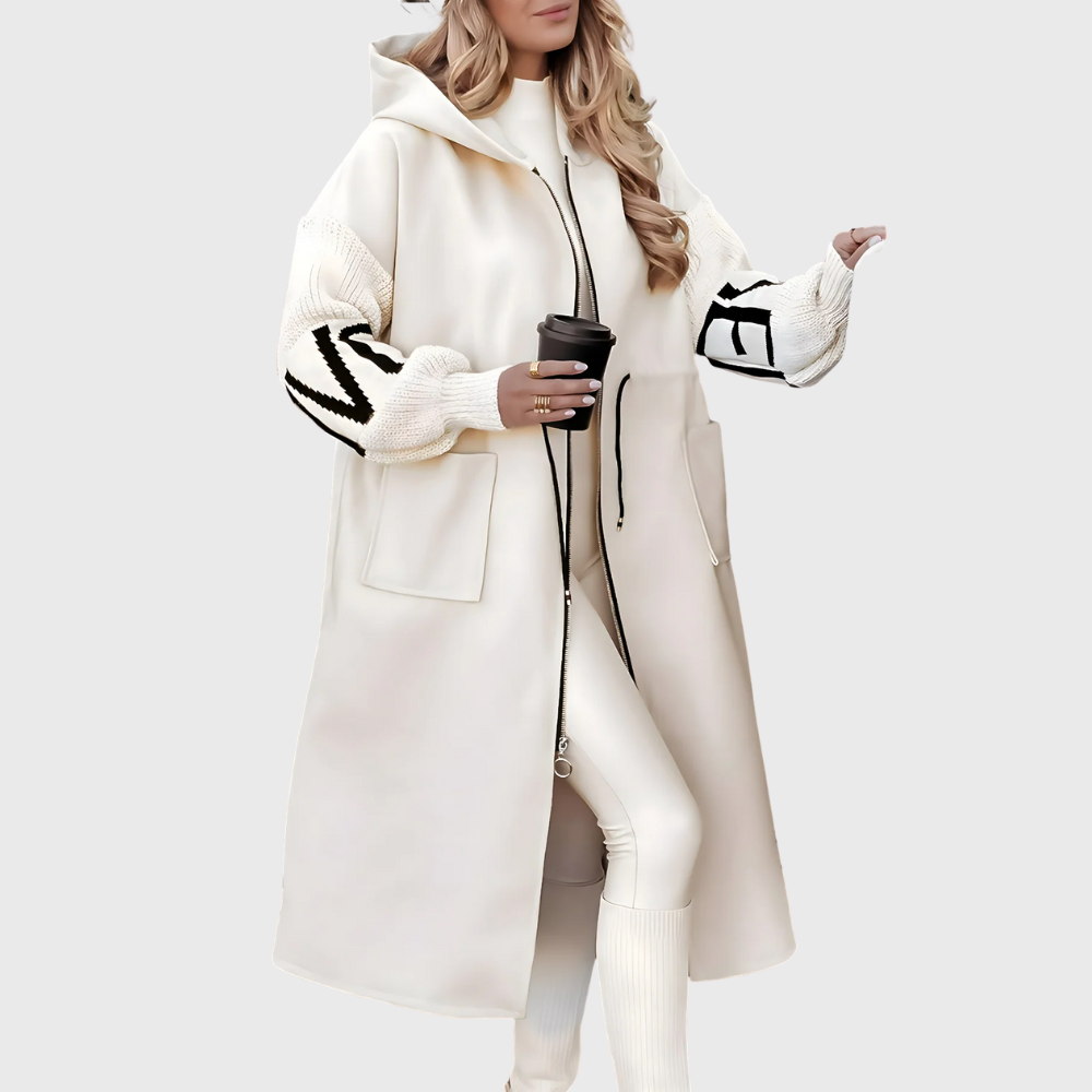Eirlys™ – Damenjacke mit Strickärmeln, stilvollem und bequemem Design