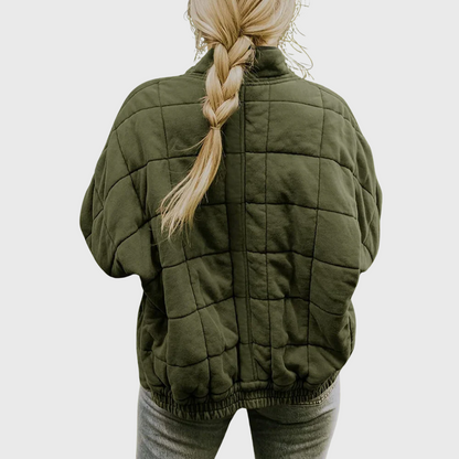 Arlene™ – Eleganter, gepolsterter Oversized-Mantel