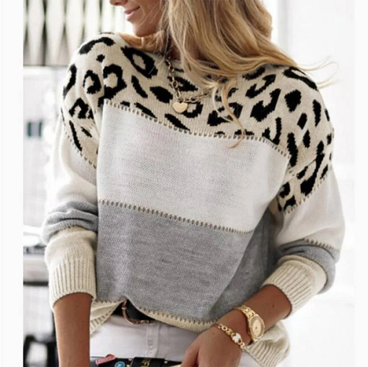 Kay - Lässiger Leopard Pullover