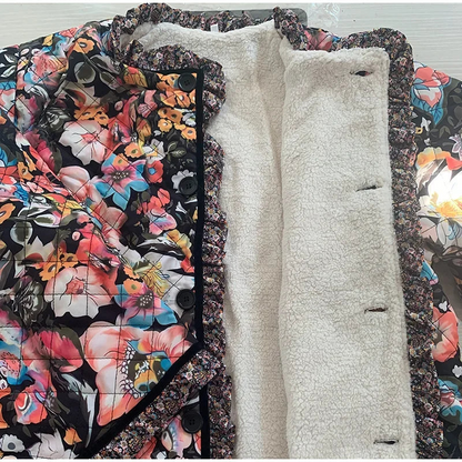 Lala | Jacke im Vintage-Bloom-Stil