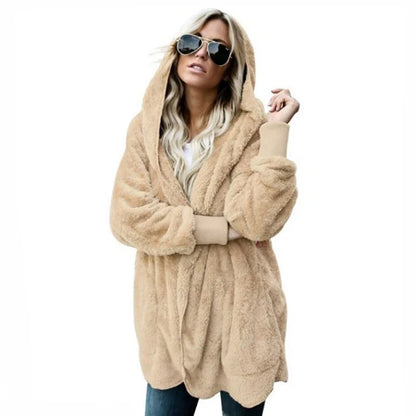 Cathy | Herbst- und Winter-Cardigan aus doppellagigem Fleece
