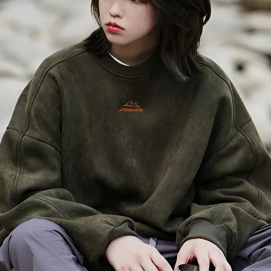 HORIZON™ - Eleganter Wildlederpullover