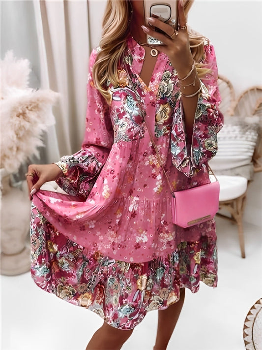 ANTONIA I STILVOLLES GEBLÜMTES KLEID