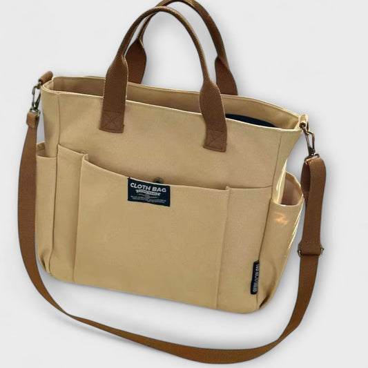 Olivia – Minimalistische Canvas-Shopper Tasche