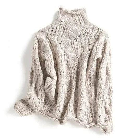 Aurora Haven Bequeme-Rollkragenpullover