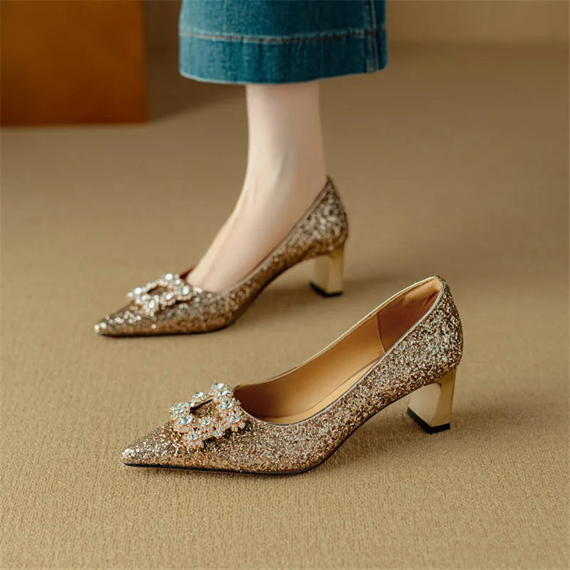 Solenza™| Gloria Glitzer Pumps