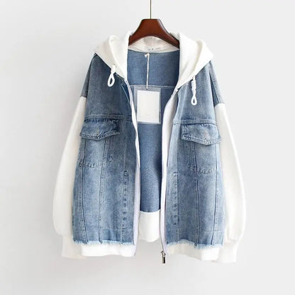 Vivian | Jeansjacke mit Kapuze
