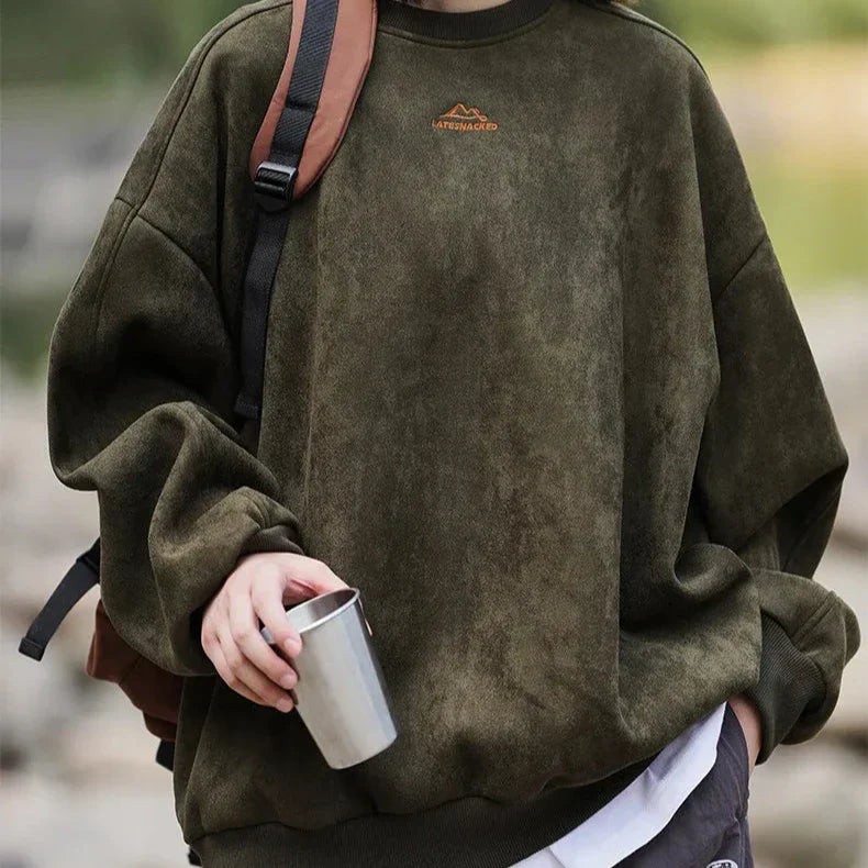 HORIZON™ - Eleganter Wildlederpullover