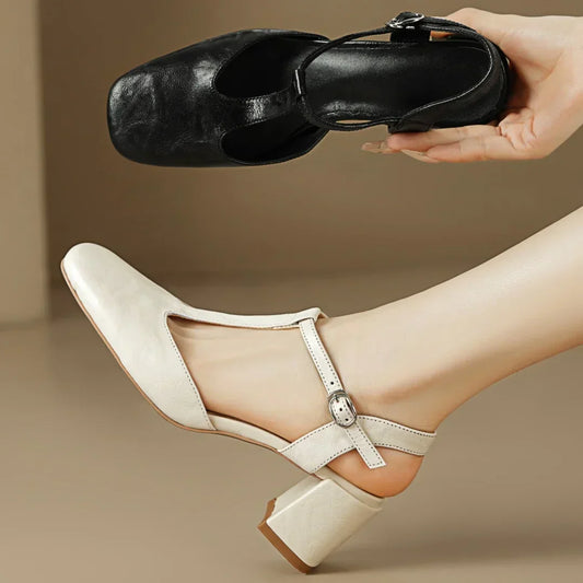 Beatrix Ledersandalen