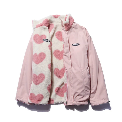 Shaima™ | Wendejacke mit Herzmotiv