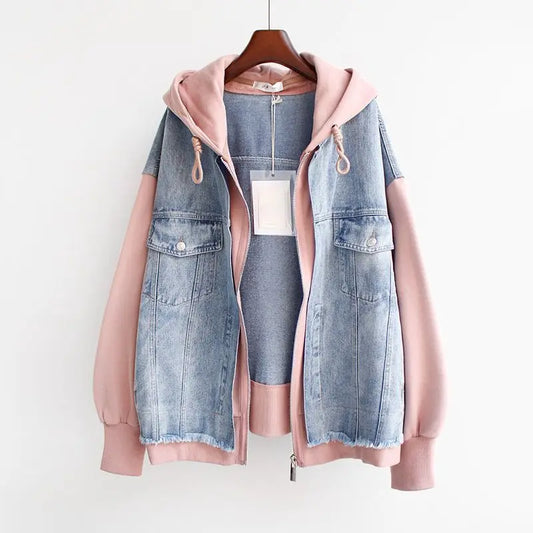 Vivian | Jeansjacke mit Kapuze