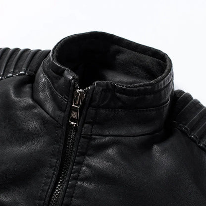 Mikkel™ Armor – Vintage-Lederoptik mit gesteppten Schultern