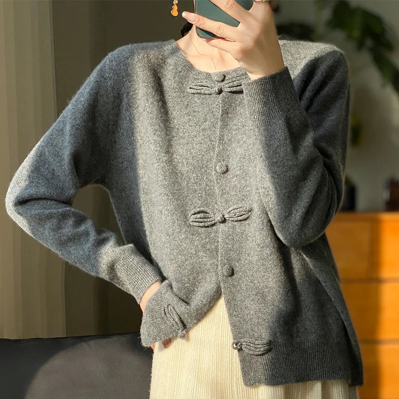 Claire | Cardigan mit Schleifen