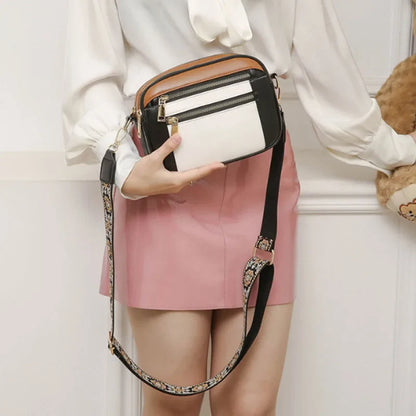 Violett | Verfeinerte Leder Schultertasche