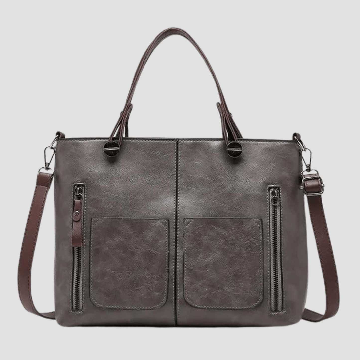 Elegante vintage Leder Schultertasche